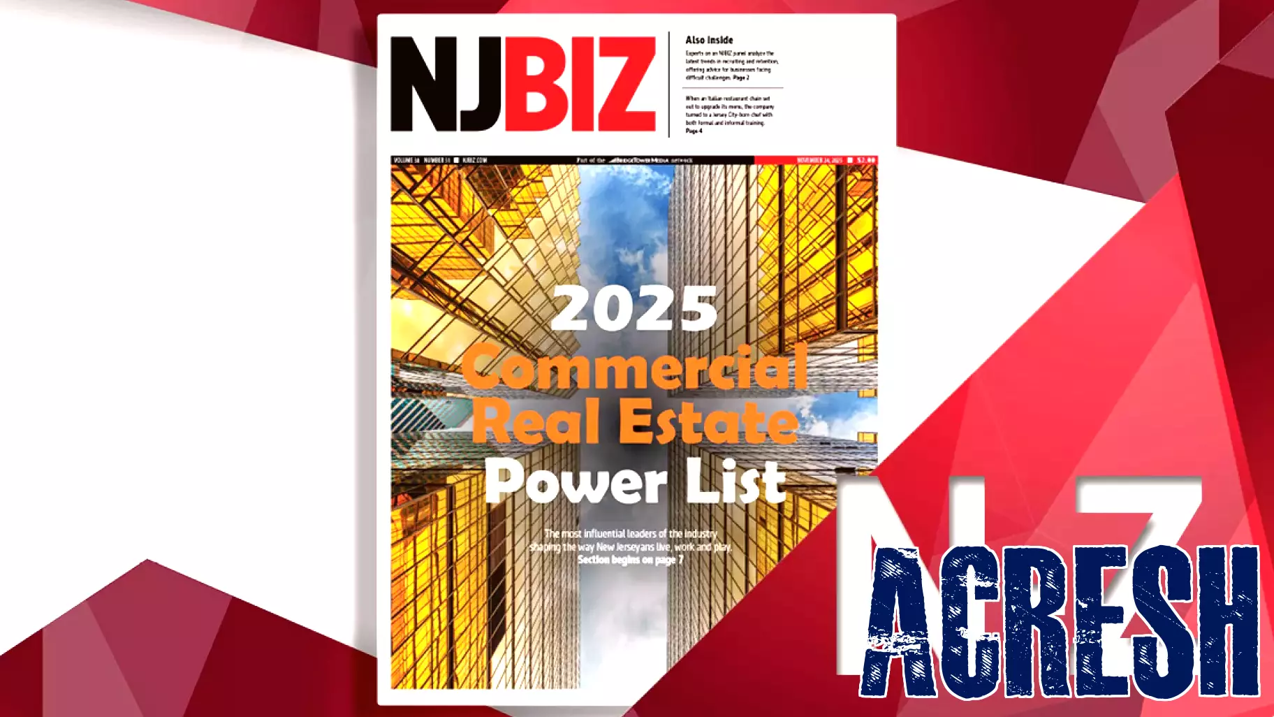 2025 NJBIZ Commercial Real Estate Power List: Influential Leaders Shaping New Jersey